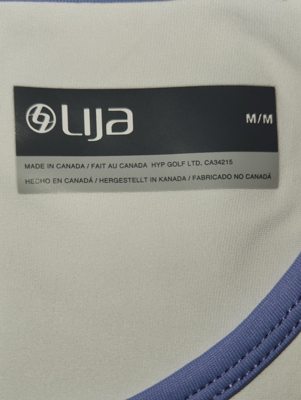 LIJA Spice Tank White/Iris, size M - Picture 5 of 8